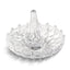 Round Ring Holder in Clear Glass