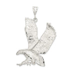 Men's 925 Sterling Silver Eagle Charm Pendant with Anti-Tarnish Finish