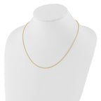 14K Adjustable 1.4mm Wheat Chain