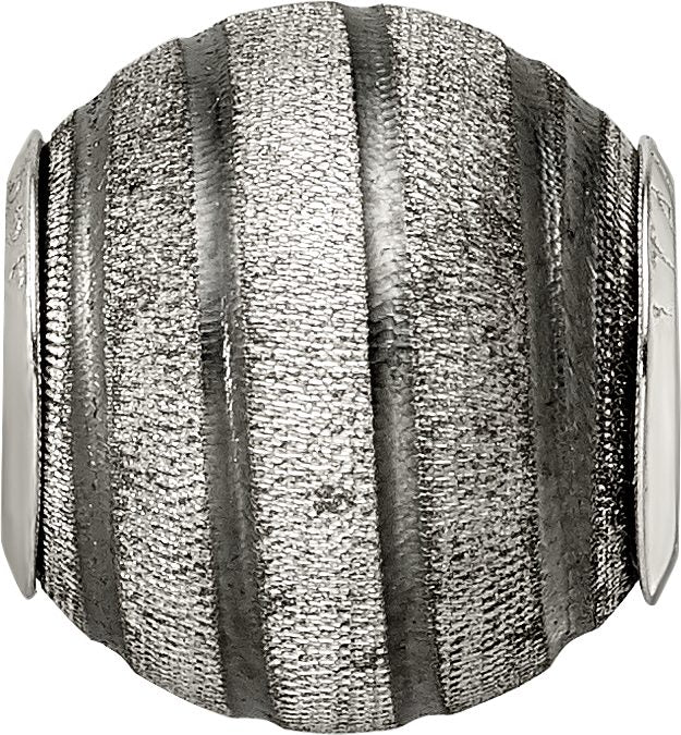 Sterling Silver 925 Hollow Bead with Laser Cut Design  Elegant and Versatile