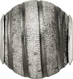Sterling Silver 925 Hollow Bead with Laser Cut Design  Elegant and Versatile