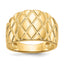 14K Marquise Pattern Dome Ring