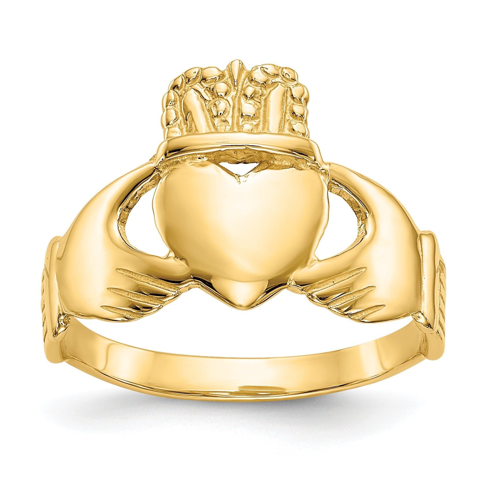14k Ladies Claddagh Ring Main image
