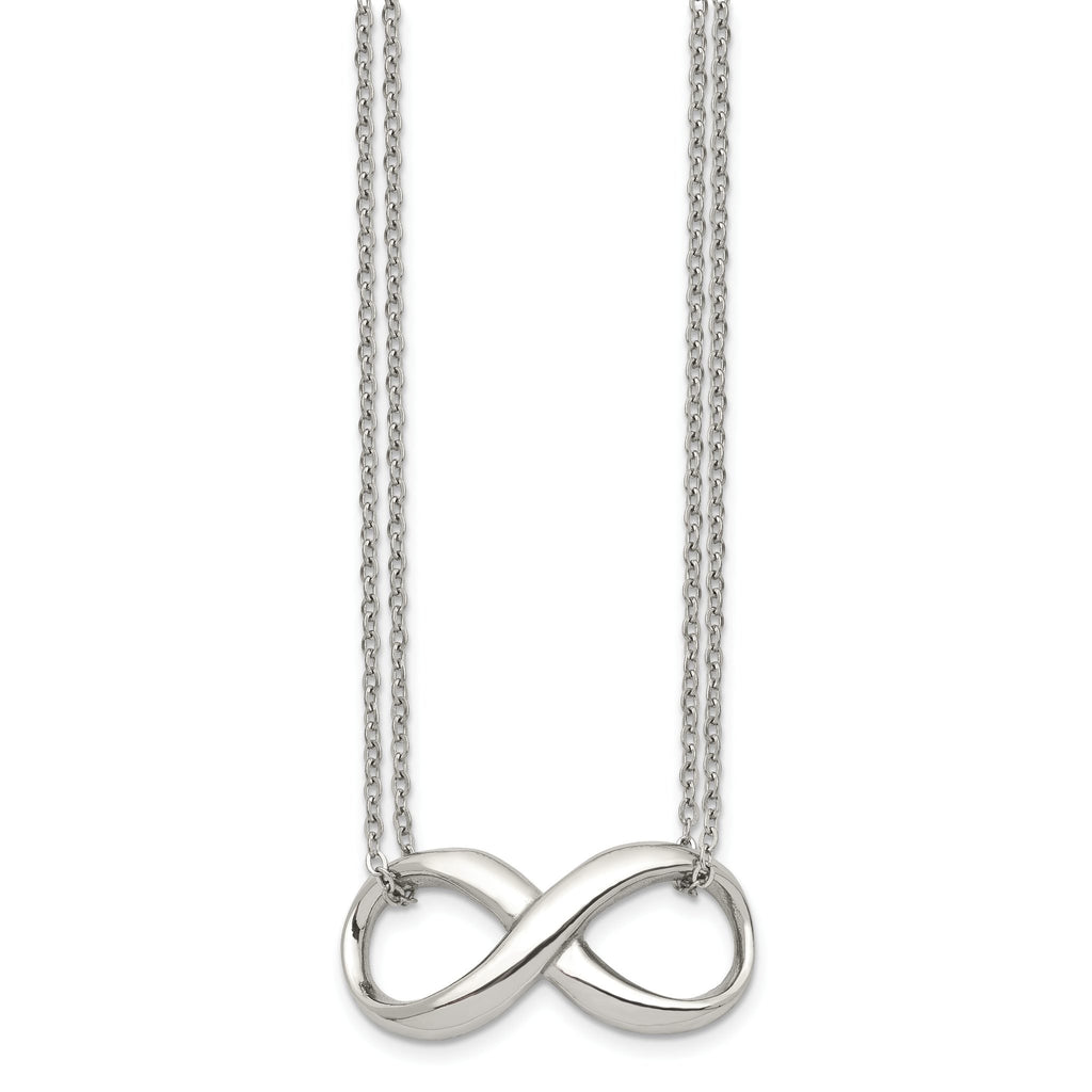 Infinity Symbol Necklace in Stainless Steel