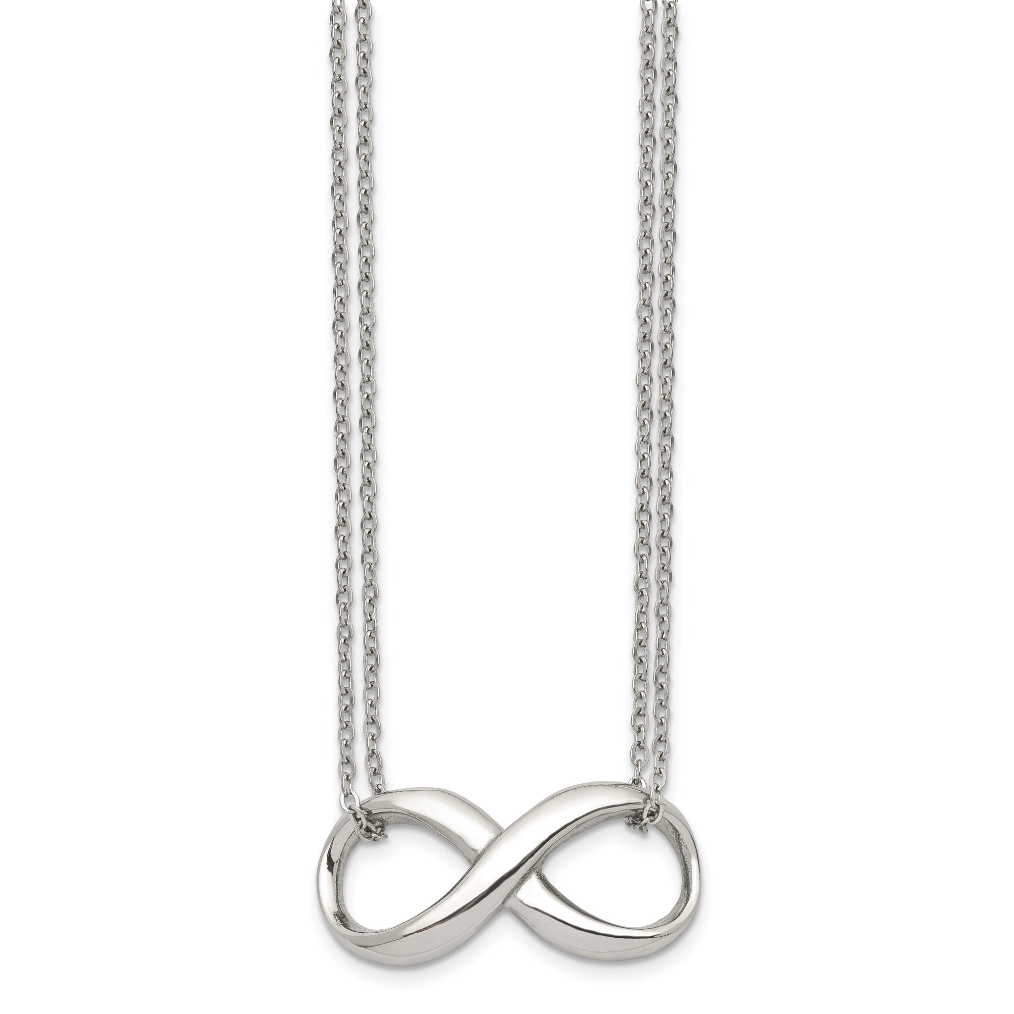 Infinity Symbol Necklace in Stainless Steel