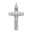 Sophia Jewelers Sterling Silver 925 INRI Crucifix Polished Prayer Pendant