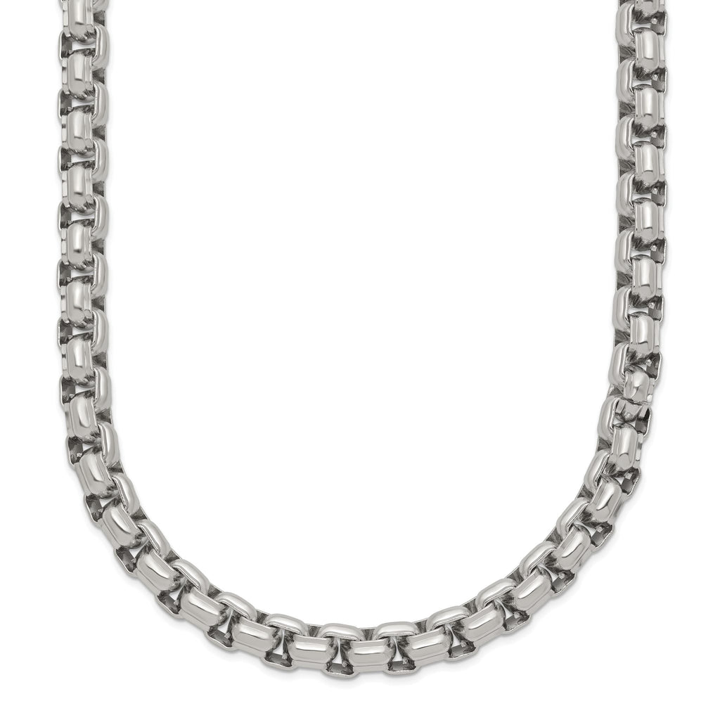 Chisel Stainless Steel Polished 24 inch Fancy Box Chain