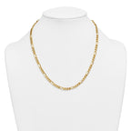 14K Gold Filled Figaro Chain Necklace in 4.6mm Width
