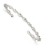 Sophia Jewelers 925 Sterling Silver Twisted Cuff Bangle for Women