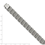 Stainless Steel Polished Link Bracelet for Men