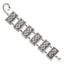 Stainless Steel with extension Antiqued Bracelet for Women