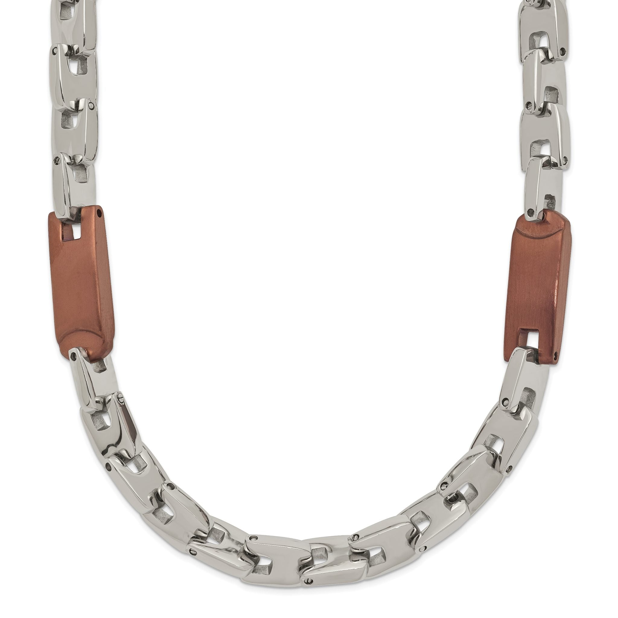 Chisel Stainless Steel Polished Brown IP-plated 24 inch Necklace Main image