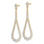 14K Yellow Gold 3 ct Lab-Created Diamond VS/SI+ G+ Halo Earrings