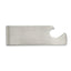 Brushed Bottle Opener Money Clip in Stainless Steel