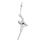 Sterling Silver 925 Ballerina Pendant with Polished Elegant Design