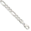 Sterling Silver 10.5mm PavÃƒÂƒÃ‚Â¢ÃƒÂ¢Ã¢Â€ÂšÃ‚Â¬ÃƒÂ…Ã‚Â¡ Flat Figaro Chain