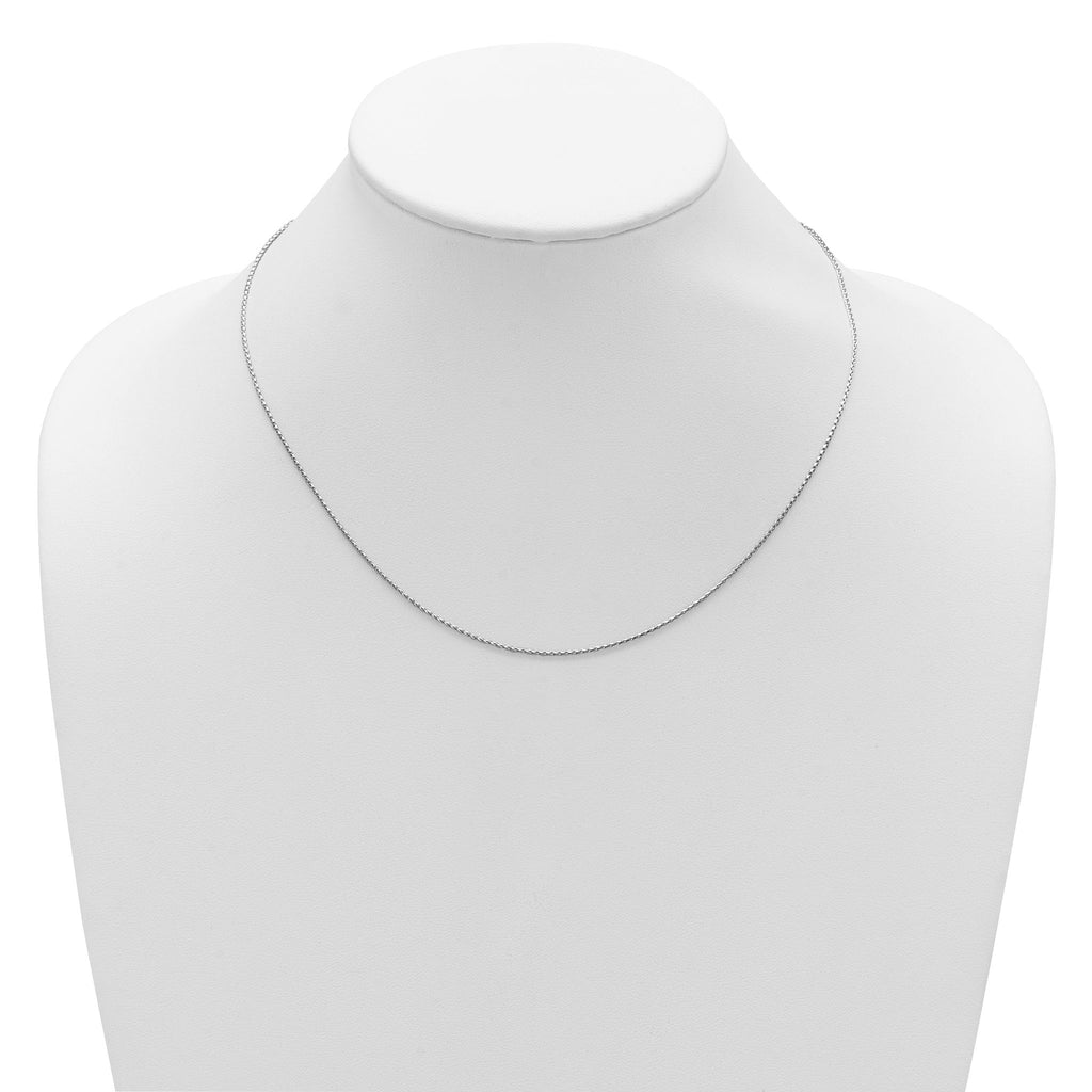 Diamond-Cut Spiga Adjustable Chain in Sterling Silver