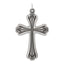 Sophia Jewelers 925 Polished Sterling Silver Antique Cross Pendant