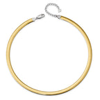 Sophia Jewelers 14K Gold-Plated Sterling Silver Reversible Cubetto Necklace