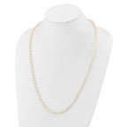 14K Gold Filled 5-6mm White Cultured Freshwater Pearl Necklace
