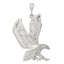 Men's 925 Sterling Silver Eagle Charm Pendant with Anti-Tarnish Finish