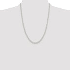 Paperclip Chain Necklace in Sterling Silver, 4.5mm