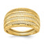 14K Polished Fancy Ring