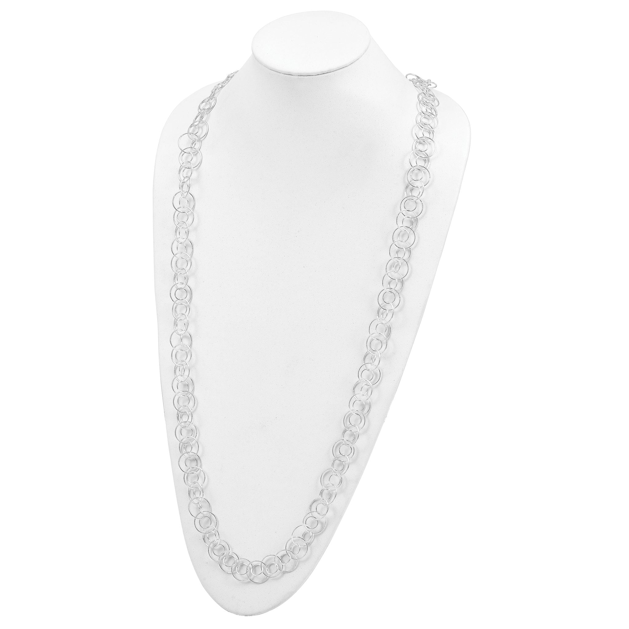 Sterling Silver Fancy Link Necklace Secondary image