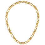 14K Gold Filled Heavy Figaro Chain Necklace in 7.75mm Width