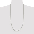 Diamond-Cut Spiga Chain Necklace in Sterling Silver