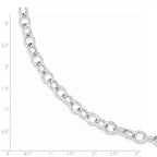 Sterling Silver Cable 6.75mm Necklace