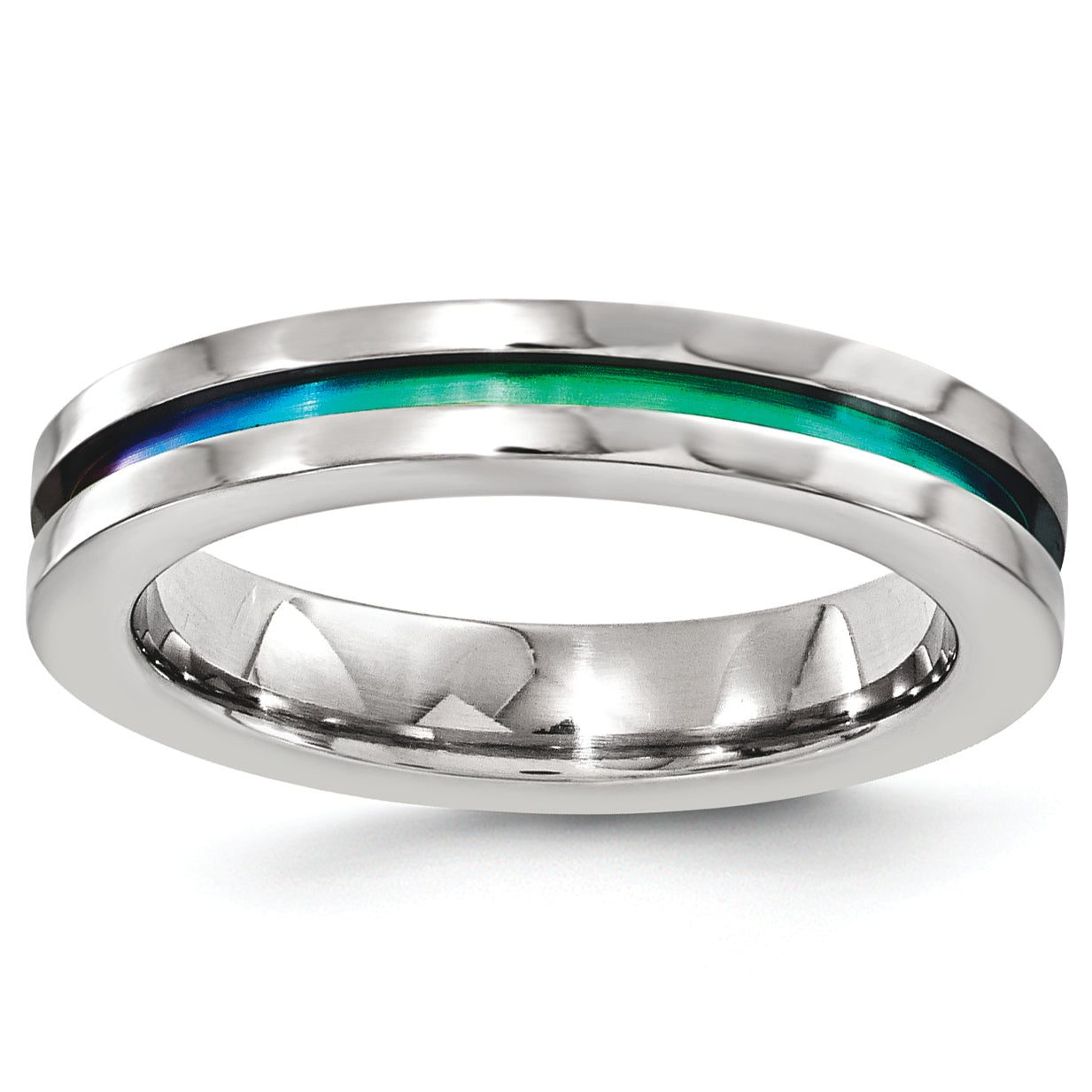Edward Mirell Titanium Anodized 4mm Band Main image