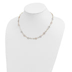 14k Tri-color Circles Necklace