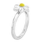 Sterling Silver Stackable Expressions Jonquil Ring