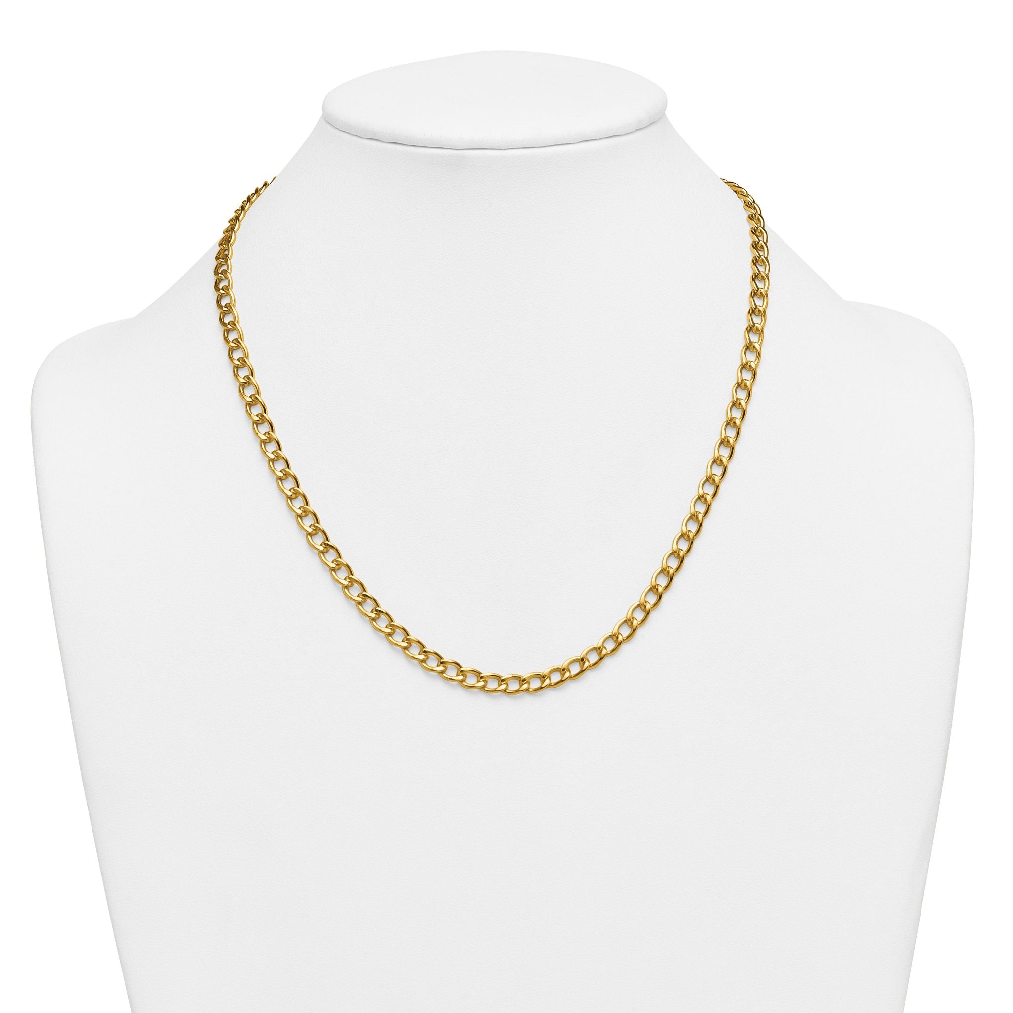 Curb Chain Necklace in 14/20 Gold Filled, 5.25mm