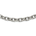 Chisel Stainless Steel Polished 8.5mm 24 inch Cable Chain