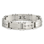 Stainless Steel Brushed and Polished Bracelet for Men