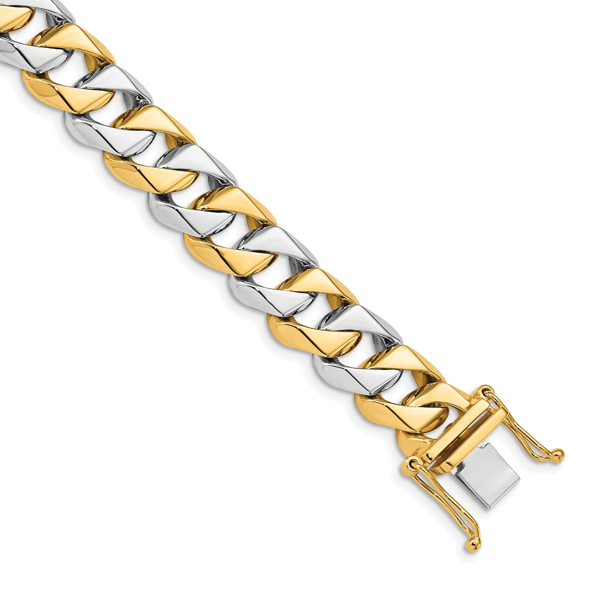 14K Two-Tone Fancy Chain Necklace 11.2mm Main image