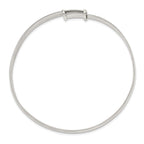 Sophia Jewelers Sterling Silver Milgrain Polished Expandable Bangle for Women