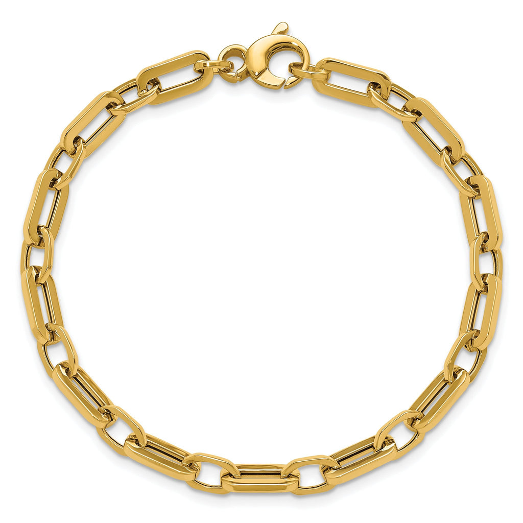 14K Polished Fancy Link Bracelet
