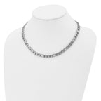 Chisel Stainless Steel Satin 7mm 18 inch Figaro Chain