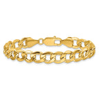 Curb Chain Necklace in 14K Yellow Gold, 9mm