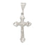 Diamond-Cut Crucifix Pendant in Sterling Silver