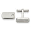 Stainless Steel Polished Diamond Cuff Links