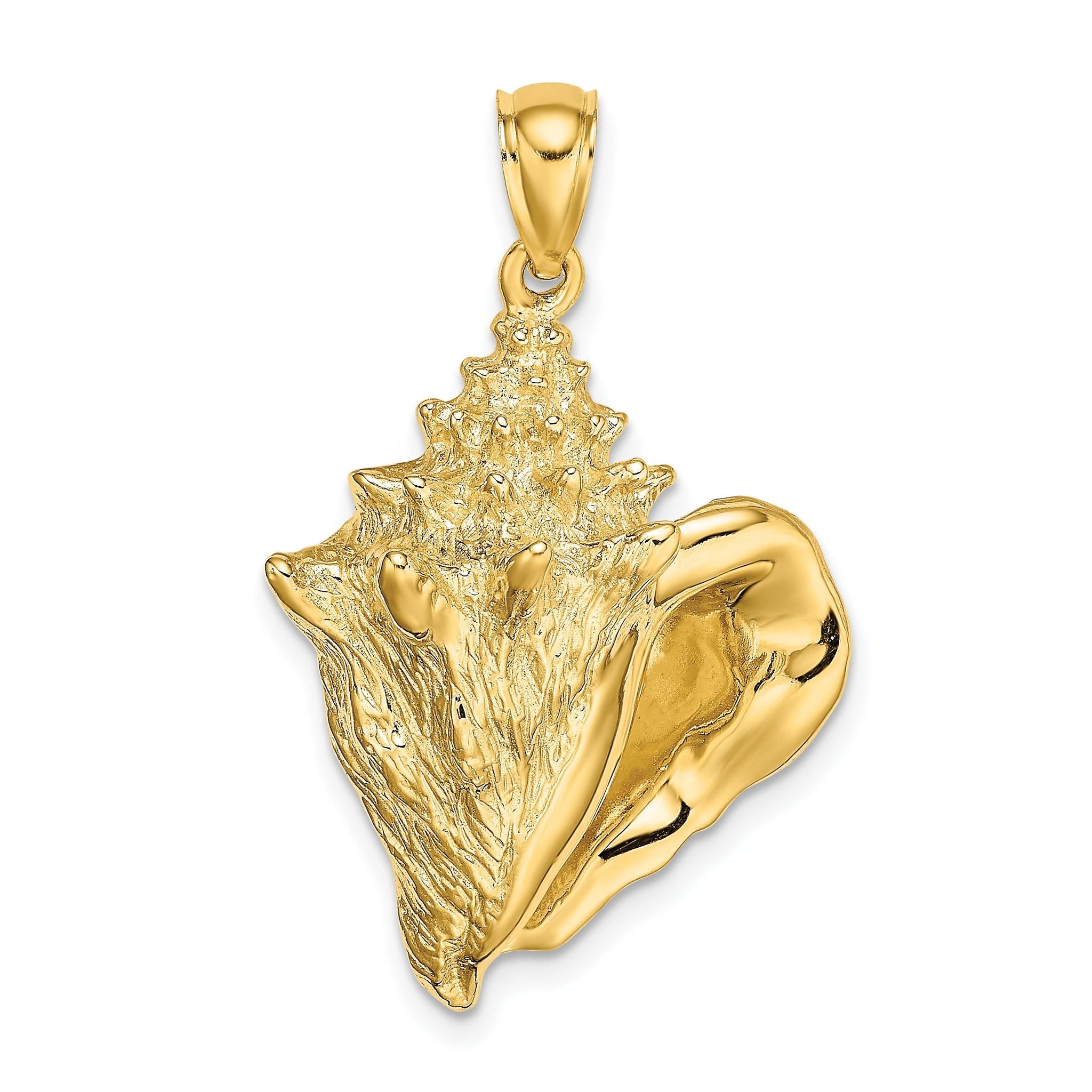 14K Conch Shell Charm Main image