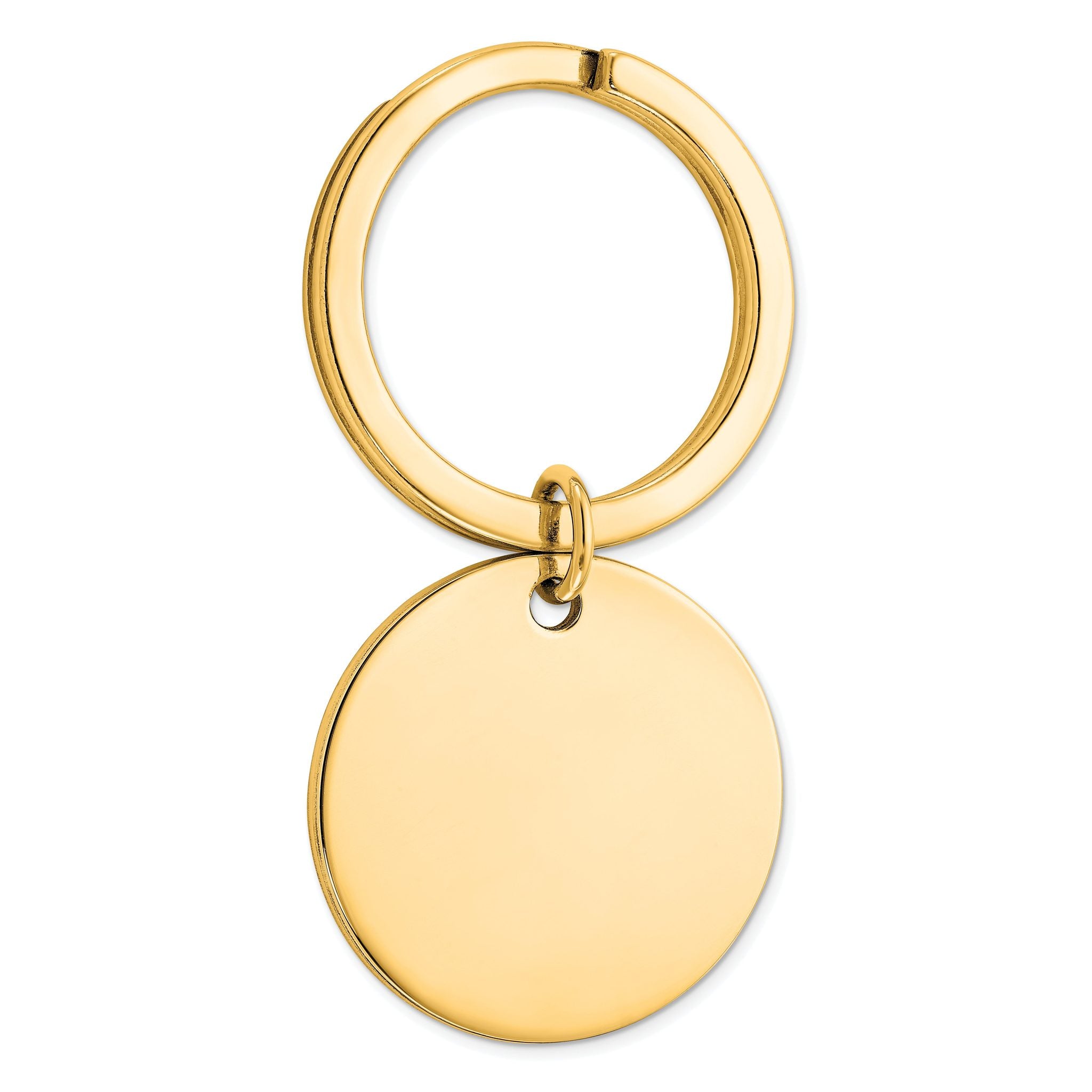 Sterling Silver Gold-plated Key Ring