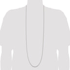 Box Chain Necklace in Sterling Silver, 1.75mm