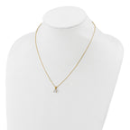 14k 1 carat Lab Grown Diamond VS/SI+ G+ Three Prong 18 inch Solitare Pendant Necklace