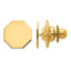 10K Men's Octagonal Tie Tac