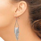 Stainless Steel Polished Drop Dangle Earrings for Women